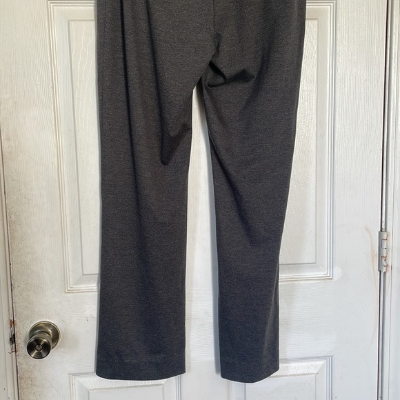 Antonio Melani grey charcoal business career work pants boot cut flare leg sz 8 - Picture 9 of 17